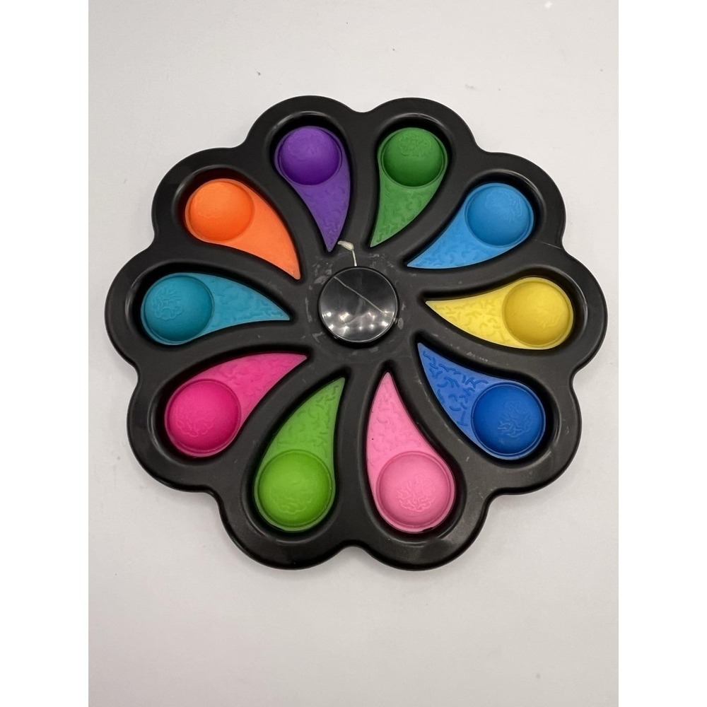 Colorful Hardshell Popit Fun, And Helpful With Colors Fidget Toy - Picture 1 of 3